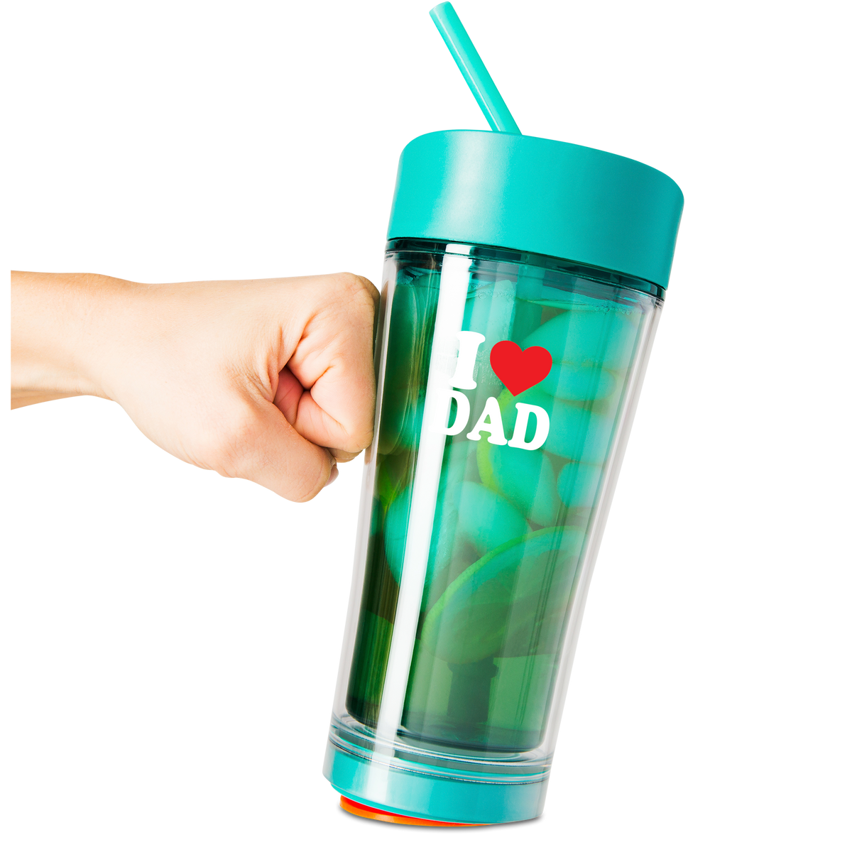 Clear Plastic Cups Tumbler with Lids and Straw | 750ml Transparent /  Translucent