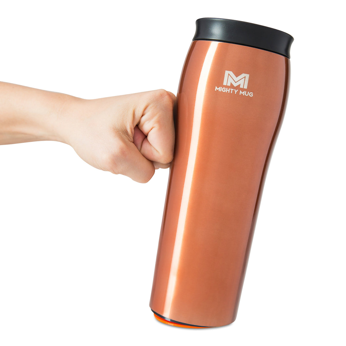 Mighty Mug Plastic Travel Mug, No Spill Double Wall Tumbler, Cold