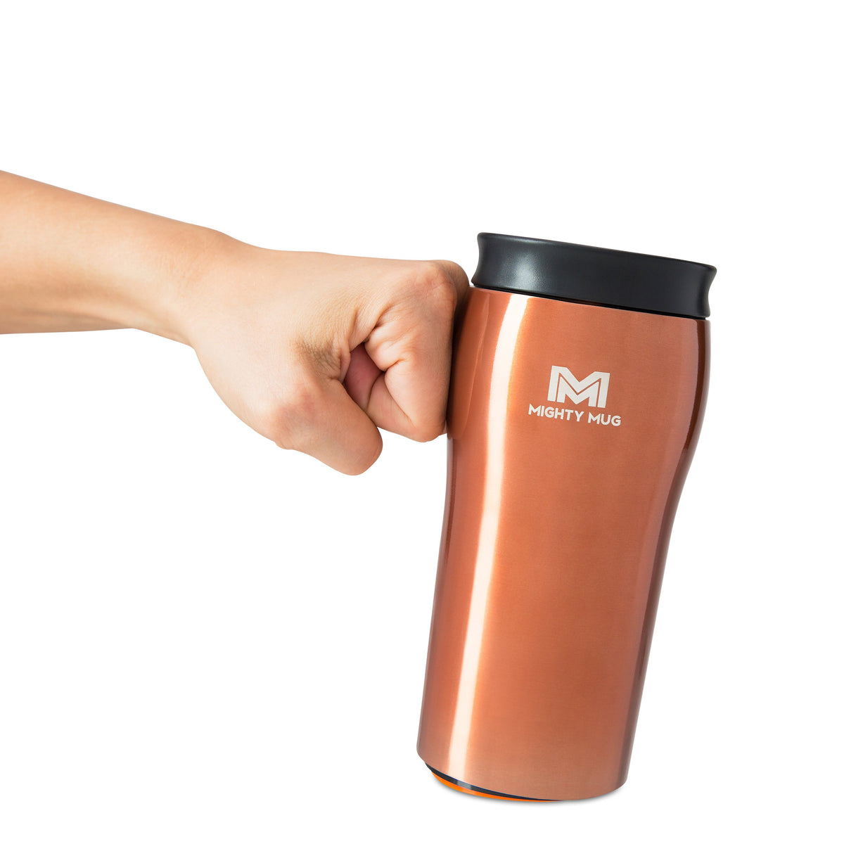 Mighty Mug Solo - Stainless Steel - Gold - 12 oz