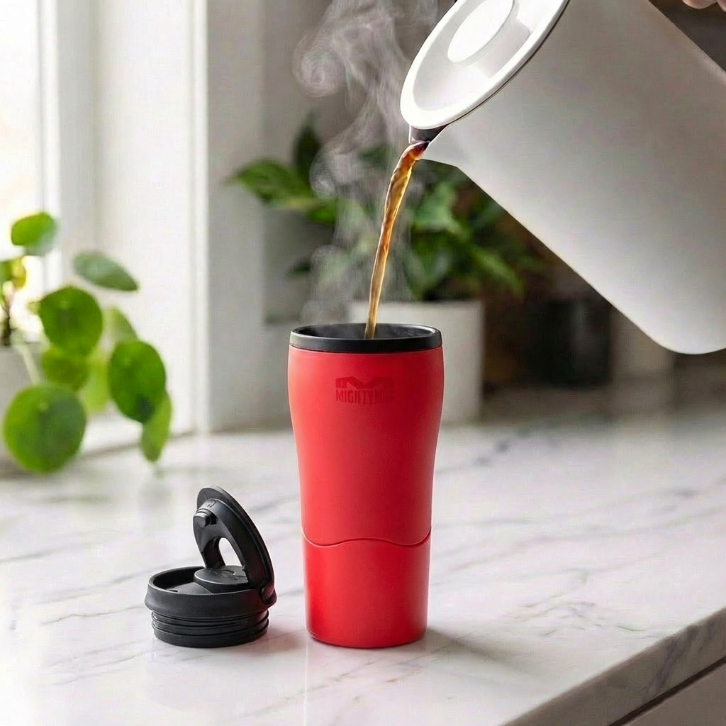 Mighty Mug Solo Plastic - Red