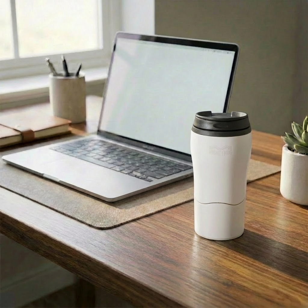 Mighty Mug Solo Plastic - Cream