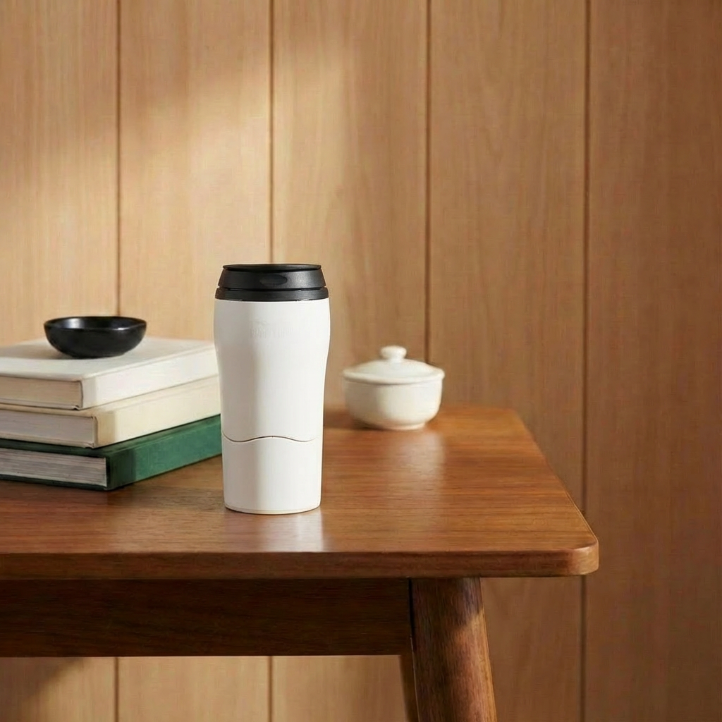Mighty Mug Solo Plastic - Cream