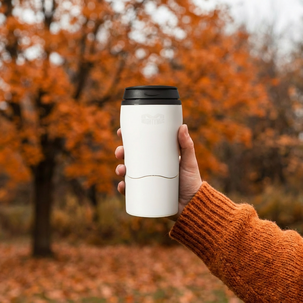 Mighty Mug Solo Plastic - Cream
