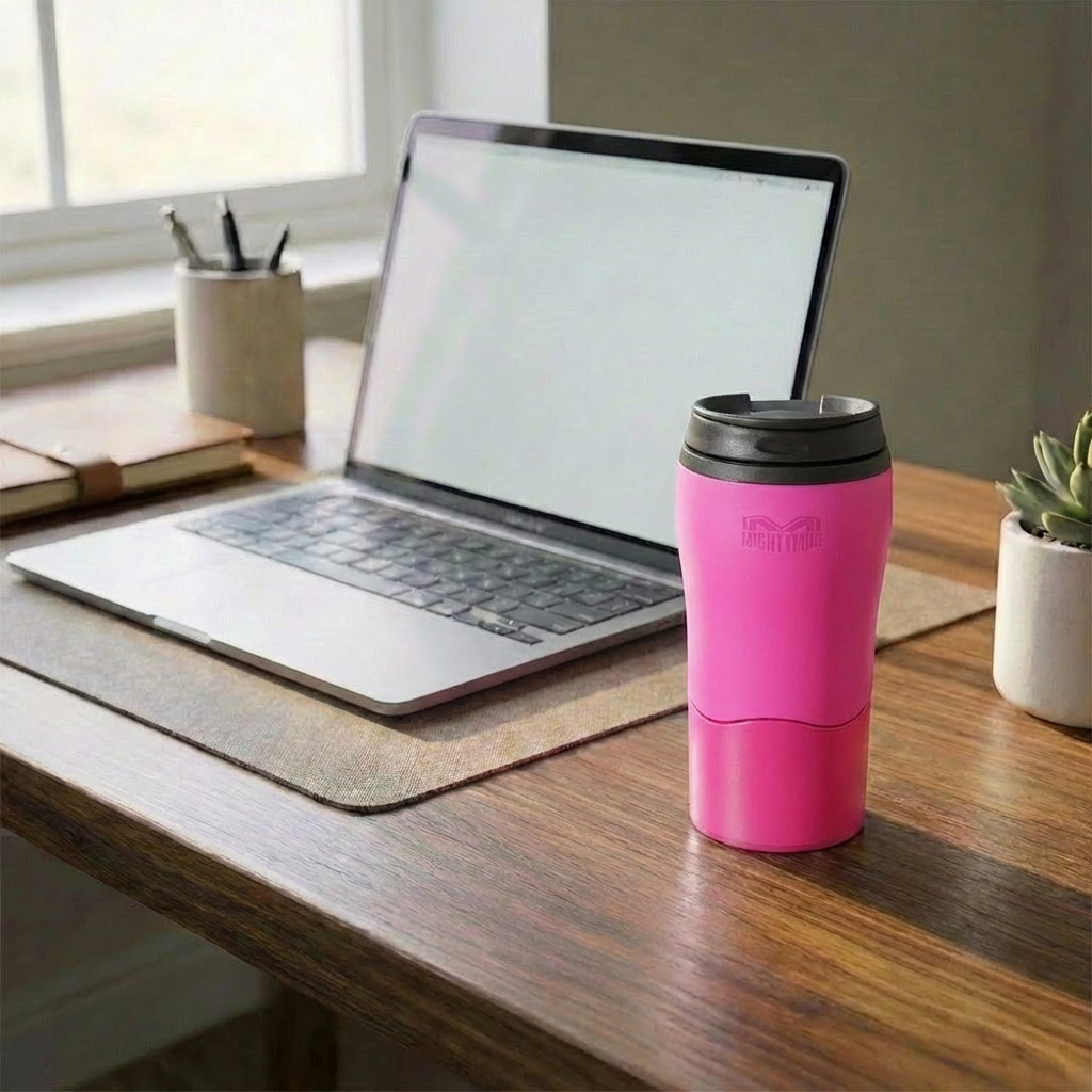 Mighty Mug Solo Plastic - Pink