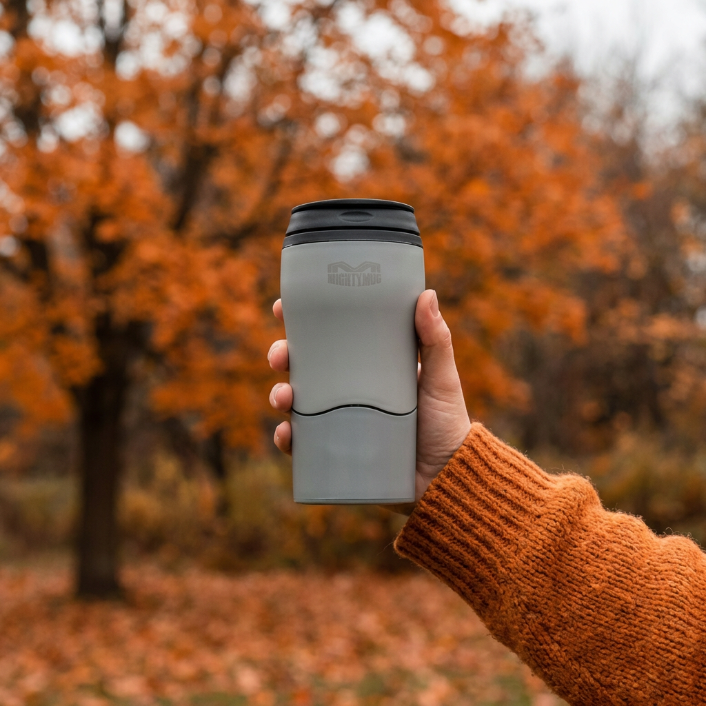 Mighty Mug Solo Plastic - Cool Gray
