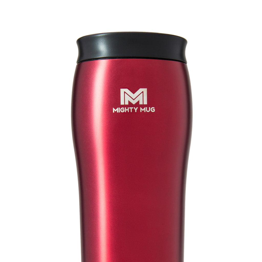 Mighty Mug Plastic Travel Mug, No Spill Double Wall Tumbler, Cold/Hot,  Cup-Holder Friendly, Dishwasher Safe, (Cream, 12oz)