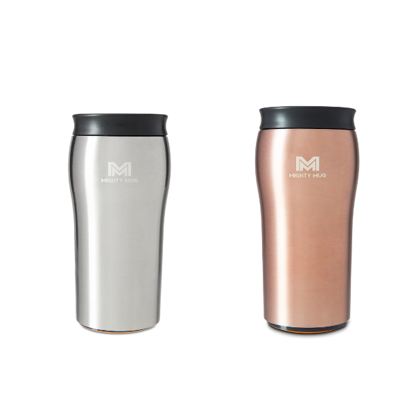 Mighty Mug Solo Silver & Rose Gold - LP