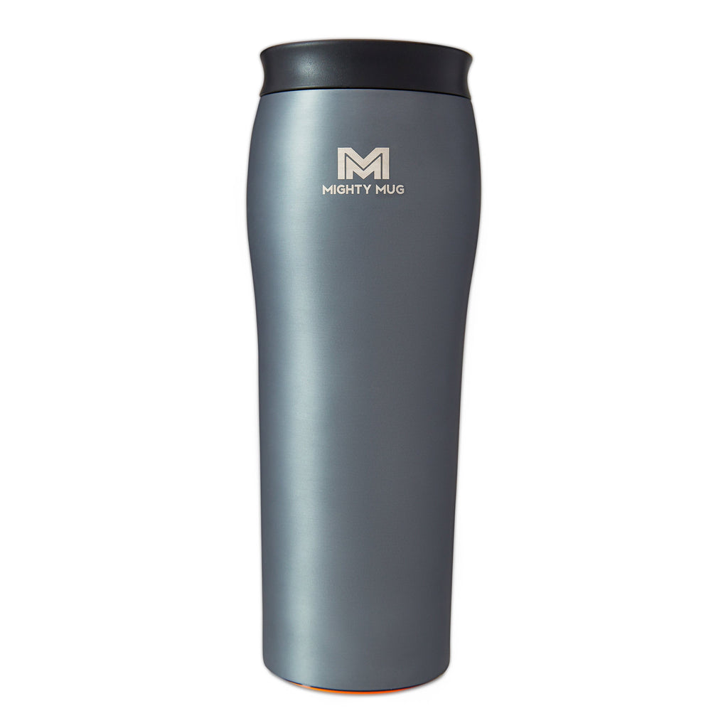 Mighty Mug Go - Stainless Steel - Charcoal - 16 oz
