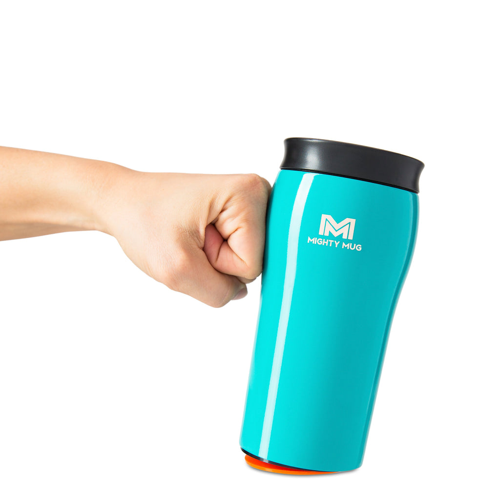 Mighty Mug Solo - Stainless Steel - Teal - 12 oz