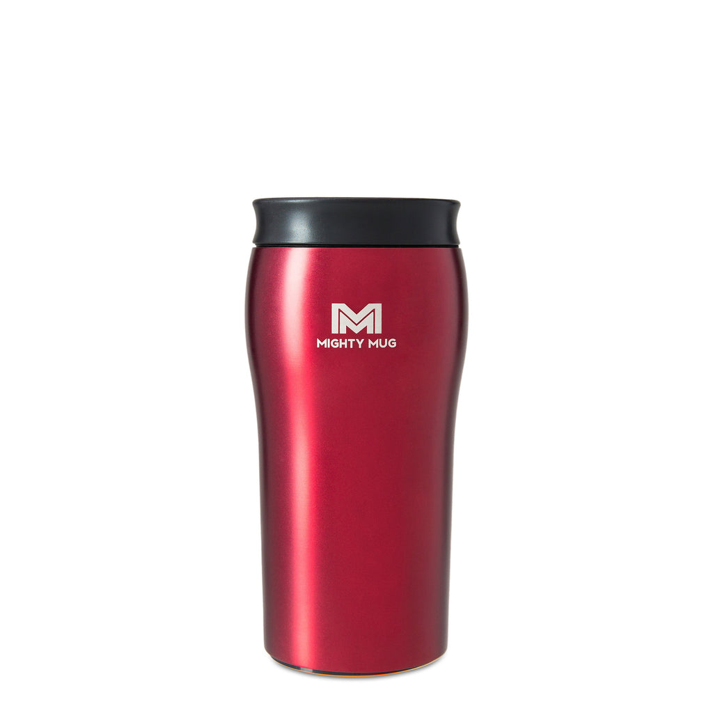 Mighty Mug Solo - Stainless Steel - Rosebud Red - 12 oz